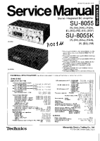 Technics - SU-8055-K - Service manual 